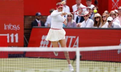 La tenista croata Donna Vekic, en la final torneo de Queen's, en Londres. EFE/EPA/DAVID CLIFF