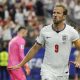 Harry Kane, de Inglaterra, celebra un gol de penalti ante Croacia en el Mundial 2026 en Dallas (EE.UU.). EFE/Mariscal
