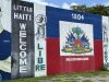 Fotografía que muestra un mural con la bandera de Hatiti este martes, en el barrio de Little Haiti en Miami (EE.UU.). EFE/ Hugo Barcia
