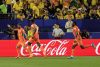 Amad Diallo, de Costa de Marfil (i), celebra el gol que le dio el triunfo a su equipo ante Ecuador en el Mundial 2026 en Filadelfia. EFE/EPA/SHAWN THEW

