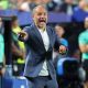 El seleccionador de Haití, el francés Sébastien Migné, lamentó este viernes la eliminación de su equipo del Mundial 2026 tras caer por 3-0 ante Brasil en Filadelfia. EFE/ Sebastiao Moreira