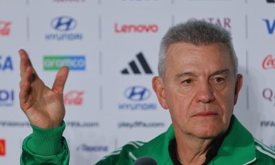 El seleccionador de México Javier Aguirre habla en una rueda de prensa este miércoles, previo a su partido ante Corea Sur en el Mundial FIFA 2026 en Guadalajara (México). EFE/ Francisco Guasco