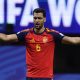 - Mikel Merino, de España, reacciona durante el partido de la fase de grupos de la Copa Mundial de la FIFA 2026. EFE/EPA/RONALD WITTEK
