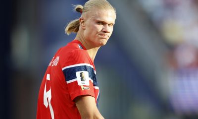 Erling Haaland, de Noruega, observa durante el partido de la fase de grupos de la Copa Mundial de la FIFA 2026. EFE/EPA/GREG M. COOPER