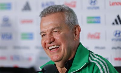 El seleccionador de México Javier Aguirre habla en una rueda de prensa este miércoles, previo a su partido ante Corea Sur en el Mundial FIFA 2026 en Guadalajara (México). EFE/ Francisco Guasco
