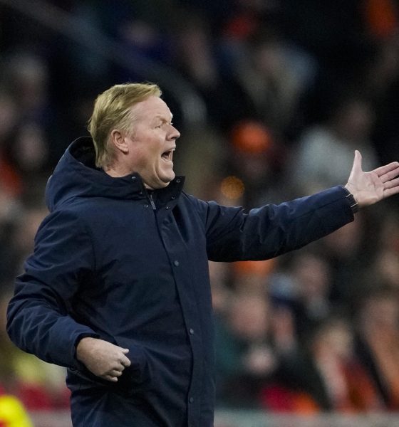 El seleccionador de Países Bajos, Ronald Koeman, comienza su andadura en el Mundial con una generación llamada a superar la fama de ser un gran país que no gana. EFE/EPA/Fredrik Varfjell NORWAY OUT