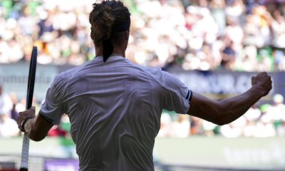 El alemán Alexander Zverev, clasificado para las semifinales del torneo de Halle tras ganar al belga Raphael Collignon (Tenis, Bélgica, Alemania) EFE/EPA/CHRISTOPHER NEUNDORF