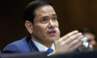 Fotografía de 3 de junio de 2026 del secretario de Estado de Estados Unidos, Marco Rubio, hablando en el Capitolio en Washington (Estados Unidos). EFE/EPA/ Will Oliver