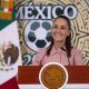 Fotografía cedida por la Presidencia de México de su mandataria, Claudia Sheinbaum, durante una rueda de prensa este jueves, en el Palacio Nacional de Ciudad de México (México). EFE/ Presidencia de México /SOLO USO EDITORIAL/NO VENTAS/ SOLO DISPONIBLE PARA ILUSTRAR LA NOTICIA QUE ACOMPAÑA (CRÉDITO OBLIGATORIO)