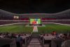 Hinchas de Marruecos reunidos este sábado en el Estadio Moulay Hassan de Rabat siguen el partido inaugural del Grupo C del Mundial contra Brasil jugado en la ciudad estadounidense de Newark y que terminó igualado 1-1. EFE/EPA/JALAL MORCHIDI
