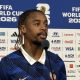 Bradley Barcola, de Francia, habla en la zona mixta después de un partido del grupo I del Mundial de 2026 ante Senegal en Nueva Jersey (Estados Unidos). EFE/Jan Téllez Asensio