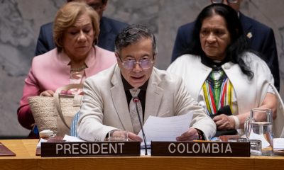 Fotografía cedida del presidente de Colombia, Gustavo Petro EFE/ Manuel Elías/ ONU