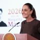 Fotografía cedida por la Presidencia de México que muestra a su mandataria Claudia Sheinbaum, hablando durante una rueda de prensa este miércoles, en el Palacio Nacional en Ciudad de México (México). EFE/ Presidencia de México /SOLO USO EDITORIAL/ NO VENTAS/ SOLO DISPONIBLE PARA ILUSTRAR LA NOTICIA QUE ACOMPAÑA (CRÉDITO OBLIGATORIO)