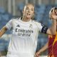 Fotografía de Sergio Pérez, en la que puede verse en una imagen de archivo del 8 de octubre de 2025 a la centrocampista escocesa del Real Madrid Caroline Weir. EFE