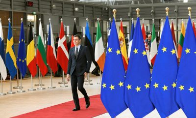 El presidente del Gobierno, Pedro Sánchez, a su llegada al edificio Europa del Consejo de la UE en una foto de archivo. EFE/Horst Wagner[no model release]