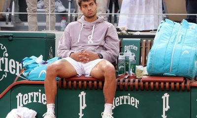 El italiano Flavio Cobelli tras perder la final en Roland Garros EFE/EPA/TERESA SUAREZ