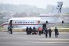 - El papa León XIV regresará a Roma junto a sus colaboradores más cercanos en el Falcón que le ha ofrecido el rey de España, en vista de la avería que ha sufrido el avión de Iberia que lo iba a trasladar a Italia desde el aeropuerto de Tenerife Norte. En la imagen, el Falcón en el aeropuerto de Los Rodeos. EFE/ Alberto Valdés