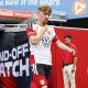 El internacional alemán Lennart Karl, antes de comenzar el entrenamiento de este viernes con su selección en Chicago (Estados Unidos). EFE/KAMIL KRZACZYNSKI