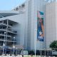 Fotografía de archivo del exterior del estadio NRG, en Houston (EE.UU.), donde se medirán Alemania y Curazao en el Mundial 2026. EFE/ Claudia Aguilar