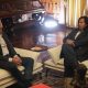 El presidente de la Asamblea Nacional, Jorge Rodríguez (i), habla con la exdiputada Dinorah Figuera durante una reunión este 18 de junio de 2026, en Caracas (Venezuela). EFE/ Ronald Peña R