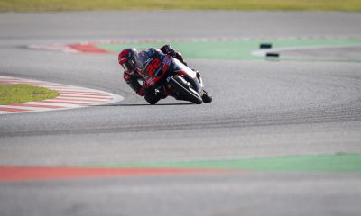 Fotografía de archivo del pasado 15 de mayo del piloto español de Moto3 David Almansa (Dynavolt Intact GP). EFE/Siu Wu