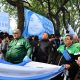Simpatizantes de la expresidenta de Argentina Cristina Fernández asisten a un acto político por el Día de la Bandera en donde piden la libertad de Fernández este 20 de junio de 2026, en Buenos Aires (Argentina). EFE/ Matías Martín Campaya