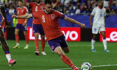 Andy Robertson, de Escocia, en acción durante el partido de la fase de grupos de la Copa Mundial de la FIFA 2026 entre Haití y Escocia, en Foxborough, Massachusetts (EE.UU.). EFE/GREG M. COOPER