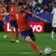 Andy Robertson, de Escocia, en acción durante el partido de la fase de grupos de la Copa Mundial de la FIFA 2026 entre Haití y Escocia, en Foxborough, Massachusetts (EE.UU.). EFE/GREG M. COOPER