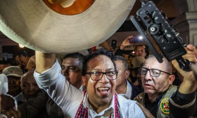 Foto de archivo del candidato a la Presidencia de Perú Roberto Sánchez, del domingo 7 de junio 2026, en Lima (Perú). EFE/ Aldair Mejía