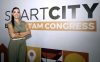 La directora del Smart City Expo LATAM Congress, Fabiola Vega posa durante la inauguración del Smart City Expo Latam Congress, en la ciudad de Puebla (México). EFE/ Hilda Ríos
