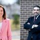 Composición de dos fotografías de campaña electoral donde aparece la expiloto de la Marina, Rebecca Bennett, y el médico de origen egipcio, Adam Hamawy, quienes son los nominados demócratas en las primarias de Nueva Jersey para dos escaños del Congreso de EE.UU. EFE/Rebecca Bennett for Congress/Hamawy for NJ /SOLO USO EDITORIAL /NO VENTAS /SOLO DISPONIBLE PARA ILUSTRAR LA NOTICIA QUE ACOMPAÑA /CRÉDITO OBLIGATORIO
