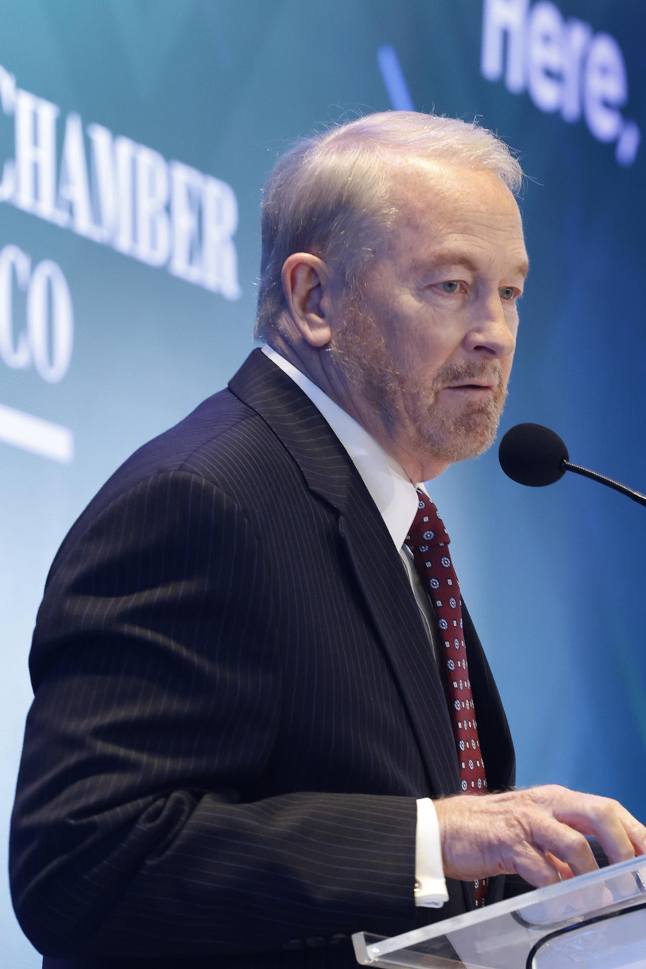 El embajador de Estados Unidos en México, Ronald Johnson, habla en Ciudad de México (México). Imagen de archivo. EFE/ Sáshenka Gutiérrez