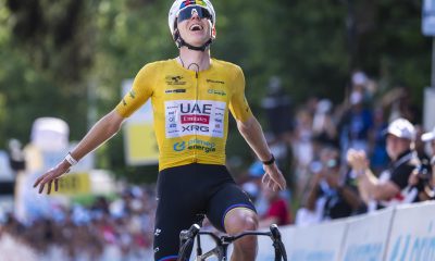 Imagen de archivo en la que el ciclista esloveno Tadej Pogačar, del UAE Team Emirates-XRG, gana la quinta y última etapa de la carrera ciclista Tour de Suiza. EFE/EPA/GIAN EHRENZELLER
 
//////////
 
VILLARS-SUR-OLLON (Switzerland), 21/06/2026.- Slovenian cyclist Tadej Pogacar of UAE Team Emirates-XRG wins the fifth and final stage of the Tour de Suisse cycling race, a 151 km race that starts and finishes in Villars-sur-Ollon, Switzerland, 21 June 2026. (Ciclismo, Suiza) EFE/EPA/GIAN EHRENZELLER