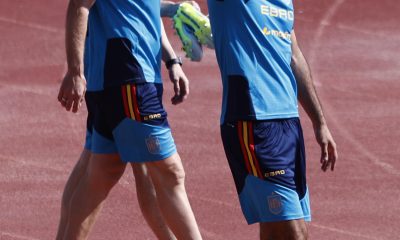 El centrocampista de la selección española de fútbol Rodrigo Hernández. EFE/Sergio Pérez