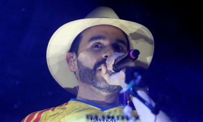 El candidato ultraderechista Abelardo de la Espriella habla en el cierre de su campaña en Buga (Colombia). EFE/ Ernesto Guzman Jr