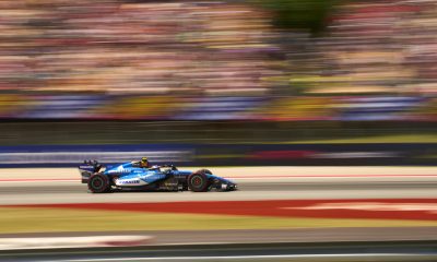 El piloto español de Fórmula Uno, Carlos Sainz, del equipo Williams, durante la tercera sesión de entrenamientos libres de el Gran Premio de Fórmula 1 de Barcelona-Cataluña. EFE/Alejandro García