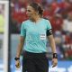 La árbitra francesa Stéphanie Frappart dirigió el partido entre Costa Rica y Alemania en el estadio Al Bait en Jor del Mundial de Catar 2022. EFE/ JJ Guillén