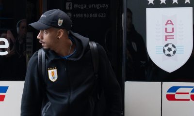 Fotografía de Sofía Torres, en la que puede verse en una imagen de archvo del 4 de junio de 2025 al jugador de la selección de fútbol de Uruguay Ronald Araujo. EFE