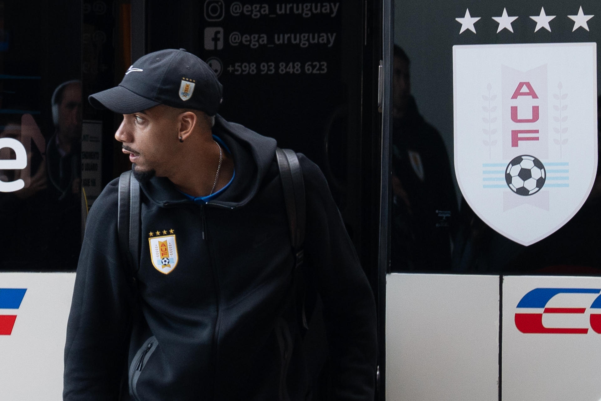 Fotografía de Sofía Torres, en la que puede verse en una imagen de archvo del 4 de junio de 2025 al jugador de la selección de fútbol de Uruguay Ronald Araujo. EFE
