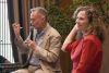 El director corporativo de Iberia, Juan Cierco (i), habla junto a la directora comercial y de Desarrollo de Red y Alianzas de Iberia, María de Jesús López, durante la presentación del vuelo Monterrey - Madrid en Monterrey (México). EFE/ Miguel Sierra