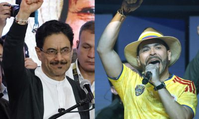 Combo de fotografías de archivo de los candidatos a la Presidencia de Colombia, Iván Cepeda (i) y Abelardo de la Espriella. EFE/ Mauricio Dueñas Castañeda