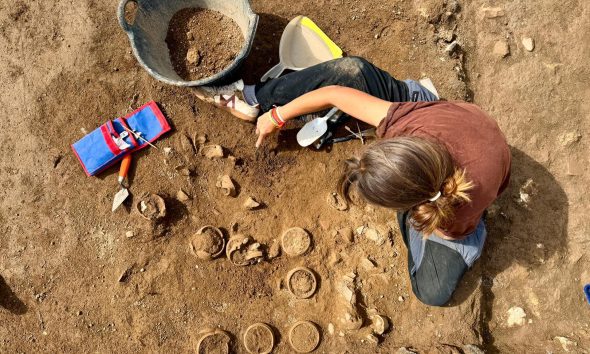 Una campaña de excavaciones arqueológicas en el Palazzo de Villa Adriana, cerca de Roma, en la que participa la Universidad Pablo de Olavide (UPO) de Sevilla, ha identificado la que podría ser la construcción más antigua documentada hasta la fecha en este enclave patrimonial de las afueras de Tívoli. EFE/ Universidad Pablo de Olavide ***SOLO USO EDITORIAL/SOLO DISPONIBLE PARA ILUSTRAR LA NOTICIA QUE ACOMPAÑA (CRÉDITO OBLIGATORIO)***